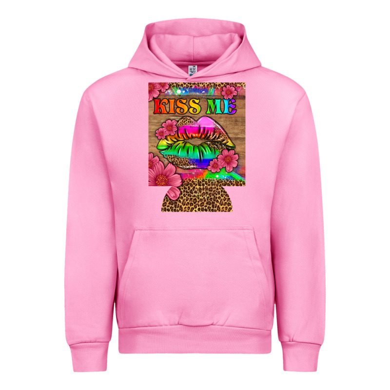 Lgbtq Kiss Me  Can Cooler Urban Hoodie by HRA Design Shop | Teevron