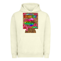 Pigment Pistachio lgbtq kiss me  can cooler Urban Hoodie - HRA Design Shop