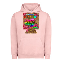 Pigment Salmon lgbtq kiss me  can cooler Urban Hoodie - HRA Design Shop
