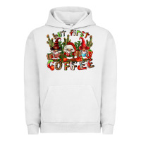 Pigment Lunar Rock but first coffee Urban Hoodie - FaDigitalArtStudio