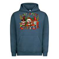 Pigment Midnight Navy but first coffee Urban Hoodie - FaDigitalArtStudio