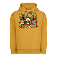 Pigment Peanut Butter but first coffee Urban Hoodie - FaDigitalArtStudio