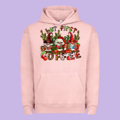 But First Coffee Urban Hoodie Designed By Fadigitalartstudio