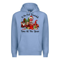 Colony Blue its the most wonderful time of the year Premium Hoodie - FaDigitalArtStudio