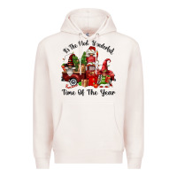 Pale Pink its the most wonderful time of the year Premium Hoodie - FaDigitalArtStudio