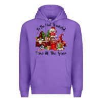 Purple its the most wonderful time of the year Premium Hoodie - FaDigitalArtStudio