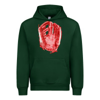 Forest Green Catchers Mitt Fa Element Urban Hoodie - FaDigitalArtStudio