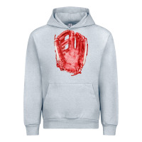 Heather Grey Catchers Mitt Fa Element Urban Hoodie - FaDigitalArtStudio
