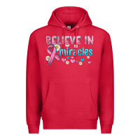 Cardinal believe in miracles with ribbon Premium Hoodie - HRA Design Shop