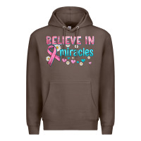 Believe In Miracles With Ribbon Premium Hoodie | Teevron