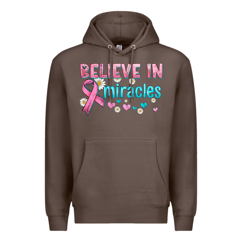 Believe In Miracles With Ribbon Premium Hoodie by HRA Design Shop | Teevron