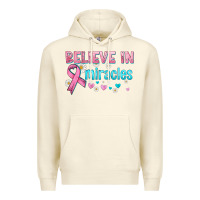 Sandshell believe in miracles with ribbon Premium Hoodie - HRA Design Shop