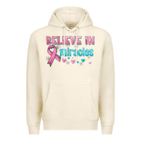 Tofu believe in miracles with ribbon Premium Hoodie - HRA Design Shop