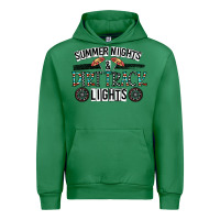 Emerald summer night & dirt track lights Urban Hoodie - CowhideDigitalArt