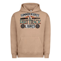 Pigment Burro summer night & dirt track lights Urban Hoodie - CowhideDigitalArt