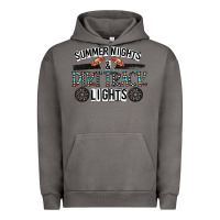 Pigment Tornado summer night & dirt track lights Urban Hoodie - CowhideDigitalArt