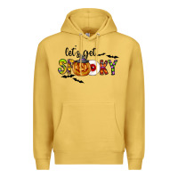 Antique Gold Let's Get Spooky Premium Hoodie - CowhideDigitalArt