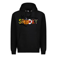 Black Let's Get Spooky Premium Hoodie - CowhideDigitalArt
