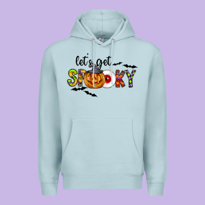 Let's Get Spooky Premium Hoodie Designed By Cowhidedigitalart