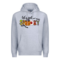 Heather Grey Let's Get Spooky Premium Hoodie - CowhideDigitalArt