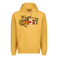 Mustard Let's Get Spooky Premium Hoodie - CowhideDigitalArt