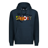 Navy Let's Get Spooky Premium Hoodie - CowhideDigitalArt