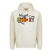 Oatmeal Heather Let's Get Spooky Premium Hoodie - CowhideDigitalArt