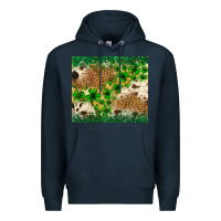 Navy St. Patrick's Day shamrock tumbler St. Patricks Premium Hoodie - Neo Western