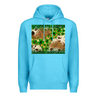 Ocean Blue St. Patrick's Day shamrock tumbler St. Patricks Premium Hoodie - Neo Western