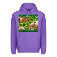 Purple St. Patrick's Day shamrock tumbler St. Patricks Premium Hoodie - Neo Western