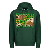 Sports Green St. Patrick's Day shamrock tumbler St. Patricks Premium Hoodie - Neo Western