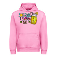 Fuchsia Pink sunshine & sweet tea Urban Hoodie - CowhideDigitalArt