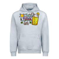 Heather Grey sunshine & sweet tea Urban Hoodie - CowhideDigitalArt