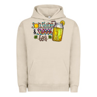 Pigment French Oak sunshine & sweet tea Urban Hoodie - CowhideDigitalArt