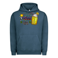 Pigment Midnight Navy sunshine & sweet tea Urban Hoodie - CowhideDigitalArt