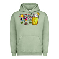 Pigment Oil Green sunshine & sweet tea Urban Hoodie - CowhideDigitalArt