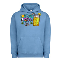 Pigment Pebble Blue sunshine & sweet tea Urban Hoodie - CowhideDigitalArt
