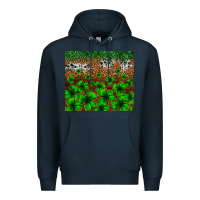 Navy St. Patrick's Day leopard cowhide tumbler Premium Hoodie - Neo Western