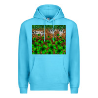Ocean Blue St. Patrick's Day leopard cowhide tumbler Premium Hoodie - Neo Western