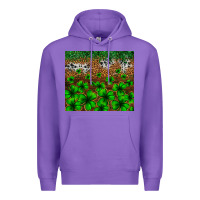 Purple St. Patrick's Day leopard cowhide tumbler Premium Hoodie - Neo Western