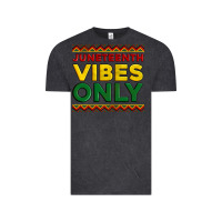 Vintage Black juneteenth vibes only Vintage Tee - Artiststas