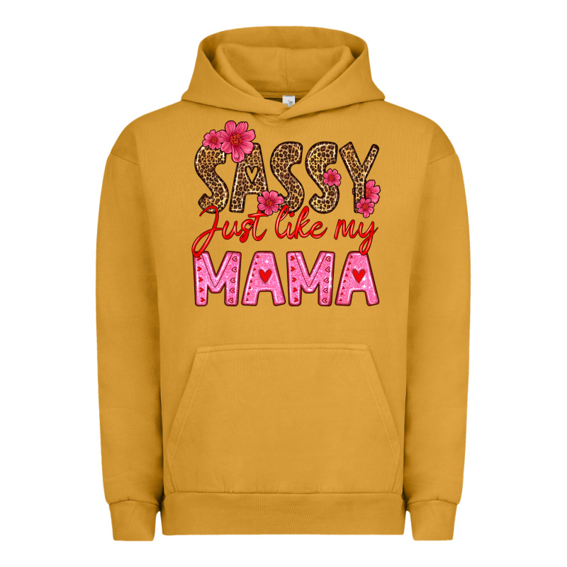 Sassy Just Like My Mama Urban Hoodie by HRA Design Shop | Teevron