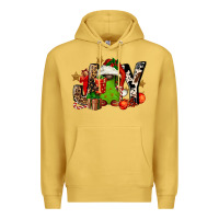 Antique Gold joy afro gnomes Premium Hoodie - FaDigitalArtStudio