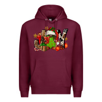 Burgundy joy afro gnomes Premium Hoodie - FaDigitalArtStudio