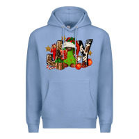 Colony Blue joy afro gnomes Premium Hoodie - FaDigitalArtStudio