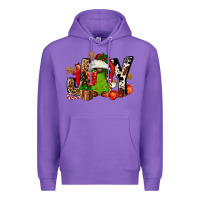 Purple joy afro gnomes Premium Hoodie - FaDigitalArtStudio