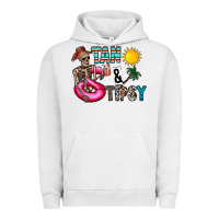 Pigment Lunar Rock Tan Tipsy Urban Hoodie - CowhideDigitalArt