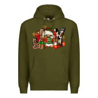 Army Green joy gnomes Premium Hoodie - FaDigitalArtStudio