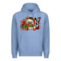 Colony Blue joy gnomes Premium Hoodie - FaDigitalArtStudio