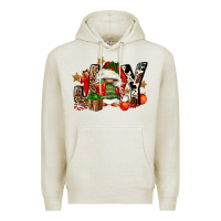 Oatmeal Heather joy gnomes Premium Hoodie - FaDigitalArtStudio